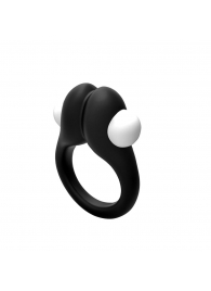 Черное эрекционное кольцо Zippy Vibrating Ring With Bullet - Adrien Lastic - в Петрозаводске купить с доставкой