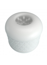 Белый сквозной мастурбатор Crystle - Baile - в Петрозаводске купить с доставкой