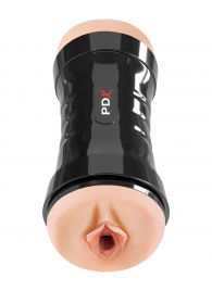 Двусторонний мастурбатор в колбе Super Flip-A-Pussy Over - Pipedream - в Петрозаводске купить с доставкой