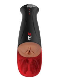 Мастурбатор-вагина в колбе с вибрацией Fuck-O-Matic Pro XL - Pipedream - в Петрозаводске купить с доставкой