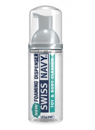 Очищающая пенка для игрушек и тела Toy   Body Cleaner Foamer - 47 мл. - Swiss navy - купить с доставкой в Петрозаводске