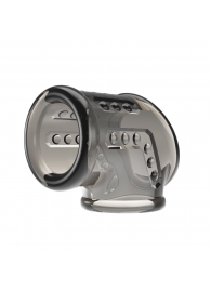 Дымчатая насадка на пенис и мошонку - Baile - в Петрозаводске купить с доставкой