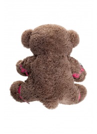 Бондажный набор: бурый мишка с розовыми оковами и наручниками - Pecado - купить с доставкой в Петрозаводске