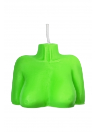 Зеленая сувенирная свеча «Женский силуэт» - Pecado - купить с доставкой в Петрозаводске