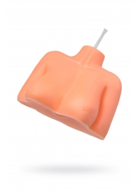 Оранжевая сувенирная свеча «Женский силуэт» - Pecado - купить с доставкой в Петрозаводске