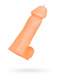 Оранжевая сувенирная свеча «Пенис» - Pecado - купить с доставкой в Петрозаводске