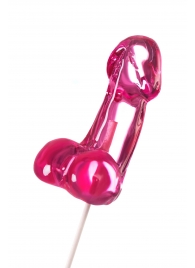 Розовый леденец в форме члена со вкусом айриш крим - 80 гр. - Sosuчki - купить с доставкой в Петрозаводске