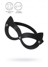 Черная открытая маска с ушками кошки - Pecado - купить с доставкой в Петрозаводске