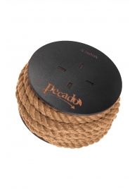 Джутовая веревка для шибари на катушке - 5 м. - Pecado - купить с доставкой в Петрозаводске