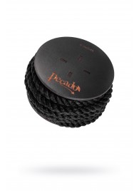 Черная веревка для шибари на катушке - 5 м. - Pecado - купить с доставкой в Петрозаводске