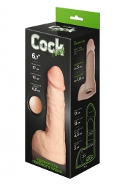 Телесный фаллоудлинитель с мошонкой Cock Next - 17 см. - LOVETOY (А-Полимер) - в Петрозаводске купить с доставкой