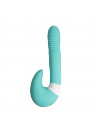 Бирюзовый вибростимулятор зоны G 2-в-1 - Youvic