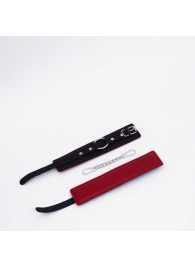 Черно-красные кожаные оковы - Crazy Handmade - купить с доставкой в Петрозаводске