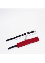 Бело-красные кожаные оковы - Crazy Handmade - купить с доставкой в Петрозаводске