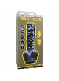 Черно-синяя мини-машина на присоске Tendril Thruster - 21,6 см. - Doc Johnson - купить с доставкой в Петрозаводске