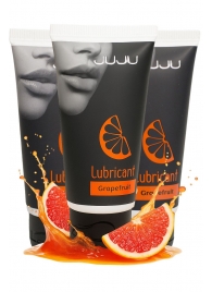 Набор из 3 съедобных лубрикантов JUJU со вкусом грейпфрута - JuJu - купить с доставкой в Петрозаводске