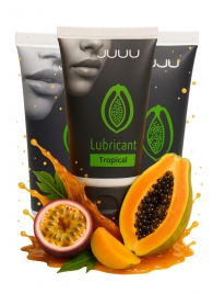 Набор из 3 съедобных лубрикантов JUJU со вкусом тропических фруктов - JuJu - купить с доставкой в Петрозаводске