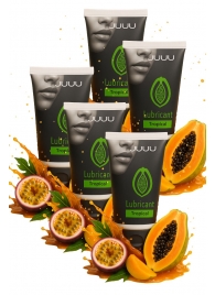 Набор из 5 съедобных лубрикантов JUJU со вкусом тропических фруктов - JuJu - купить с доставкой в Петрозаводске