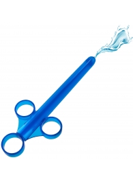 Синий шприц для введения лубриканта XL Lubricant Launcher - XR Brands - купить с доставкой в Петрозаводске