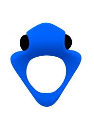 Синее эрекционное кольцо Wooomy Tribeс с вибрацией - Adrien Lastic - в Петрозаводске купить с доставкой