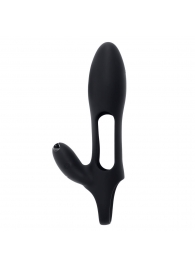 Черная насадка на пенис с вибрацией Nautilus - Zero Tolerance - в Петрозаводске купить с доставкой