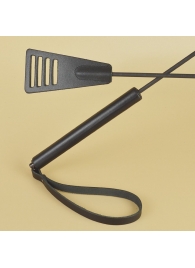 Черный кожаный стек «Сириус» - 60 см. - Sitabella - купить с доставкой в Петрозаводске