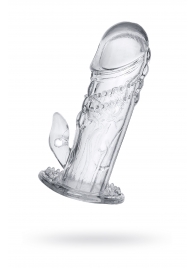 Прозрачная насадка на пенис Uco - 13 см. - A-toys - в Петрозаводске купить с доставкой