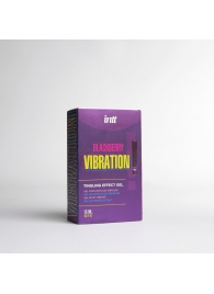 Стимулирующий гель с эффектом вибрации Blackberry Vibration - 15 мл. - INTT - купить с доставкой в Петрозаводске