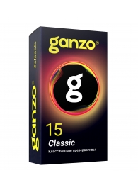 Классические презервативы с обильной смазкой Ganzo Classic - 15 шт. - Ganzo - купить с доставкой в Петрозаводске