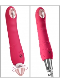 Малиновая насадка на душ с вибрацией Showers to orgasm - 20,1 см. - Orion - купить с доставкой в Петрозаводске