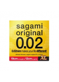 Презерватив увеличенного размера Sagami Original 0.02 XL-size - 1 шт. - Sagami - купить с доставкой в Петрозаводске