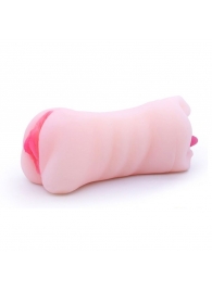 Телесный двусторонний мастурбатор - вагина и ротик - Boys of Toys - в Петрозаводске купить с доставкой