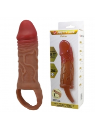 Реалистичная насадка на член Peirre - 15,5 см. - Baile - в Петрозаводске купить с доставкой