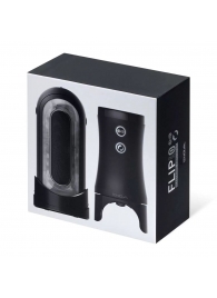 Набор Tenga Flip Zero Electronic Vibrotation: мастурбатор с вибрацией и устройство вращения - Tenga - в Петрозаводске купить с доставкой