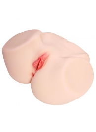 Мастурбатор-полуторс с двойным слоем материала Jenny Onahole Real Vagina - KOKOS - в Петрозаводске купить с доставкой
