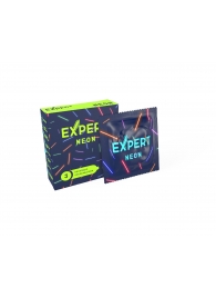 Светящиеся в темноте презервативы Expert Neon - 3 шт. - Expert - купить с доставкой в Петрозаводске