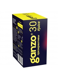 Ароматизированные презервативы Ganzo Juice - 30 шт. - Ganzo - купить с доставкой в Петрозаводске