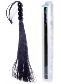 Черная силиконовая плеть - 37 см. - Boys of Toys - купить с доставкой в Петрозаводске