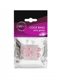 Прозрачная насадка на пенис с цветными шариками - Erowoman-Eroman - в Петрозаводске купить с доставкой