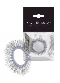 Круглое эрекционное кольцо с «ресничками» - Sextaz - в Петрозаводске купить с доставкой