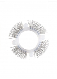 Эластичное кольцо с «ресничками» и 4 шариками - Sextaz - в Петрозаводске купить с доставкой