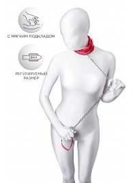 Красный ошейник с подкладкой из меха - ToyFa - купить с доставкой в Петрозаводске