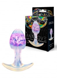 Сиреневатая анальная втулка - 8,2 см. - AnaLove