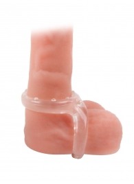 Прозрачное двойное эрекционное кольцо - Sex Expert - в Петрозаводске купить с доставкой