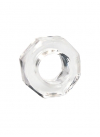 Прозрачное эрекционное кольцо в форме гайки - Sex Expert - в Петрозаводске купить с доставкой