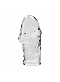 Прозрачная насадка на пенис Booker - 8 см. - Baile - в Петрозаводске купить с доставкой