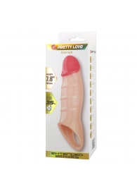 Телесная удлиняющая насадка на пенис Darnel - Baile - в Петрозаводске купить с доставкой