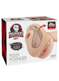 Телесный мастурбатор-вагина Pussy Pounder Squeeze Stroker - Pipedream - в Петрозаводске купить с доставкой