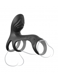 Черная насадка на пенис Ultimate Couples Cage Pro - Pipedream - в Петрозаводске купить с доставкой