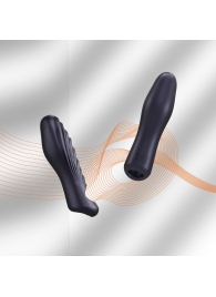 Сливовая силиконовая насадка на пенис с подхватом Manwan Ryzer - Manwan - в Петрозаводске купить с доставкой